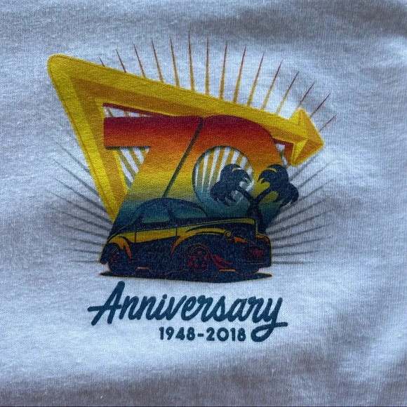 IN-N-OUT  70 Anniversary Shirt kids size Small - Picture 2 of 5